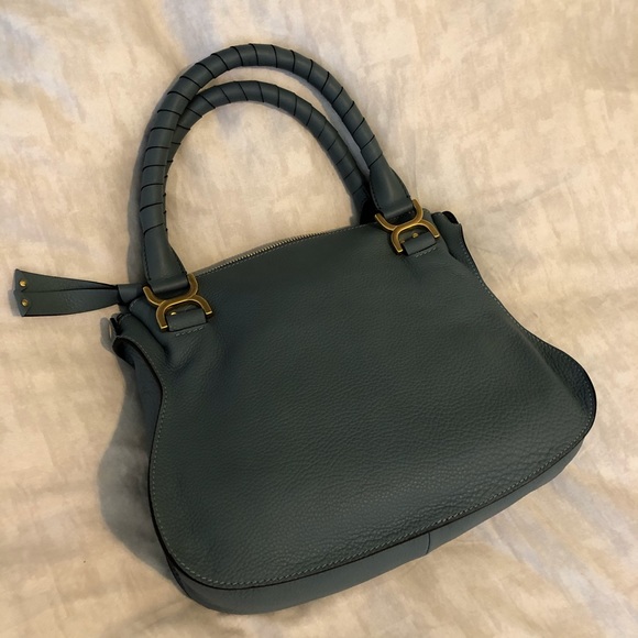 Chloe Medium Marcie Leather Satchel - Picture 6 of 8